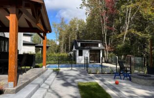 Clôture Avantage et Lévisienne, clôtures à Québec Verre 6mm et contemporain